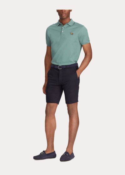 Men's Ralph Lauren Slim Fit Stretch Chino Shorts | 587061YLT